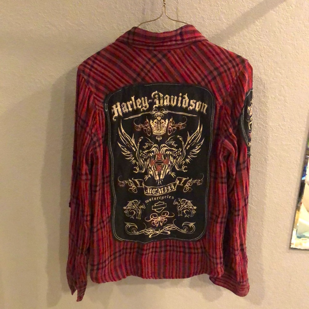 Harley Davidson flannel shirt